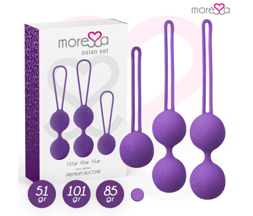MORESSA - OSIAN SET PREMIUM LILAC SILICONE
