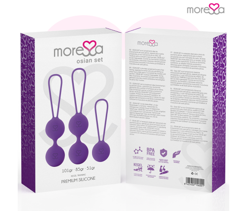 MORESSA - OSIAN SET PREMIUM LILAC SILICONE