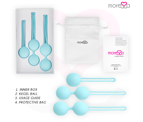 MORESSA - OSIAN SET PREMIUM TURQUOISE SILICONE