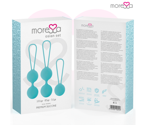 MORESSA - OSIAN SET PREMIUM TURQUOISE SILICONE