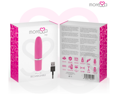 MORESSA - IVY VIBRATOR STIMULATOR TRAVEL PINK