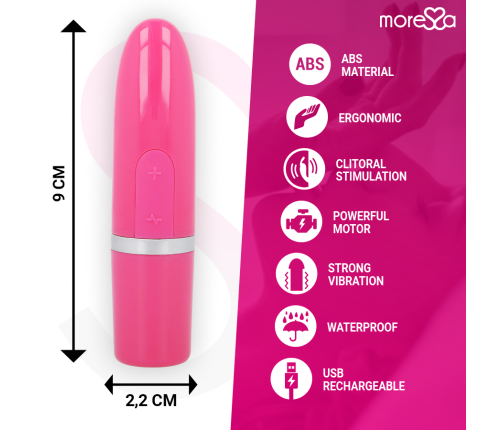 MORESSA - IVY VIBRATOR STIMULATOR TRAVEL PINK