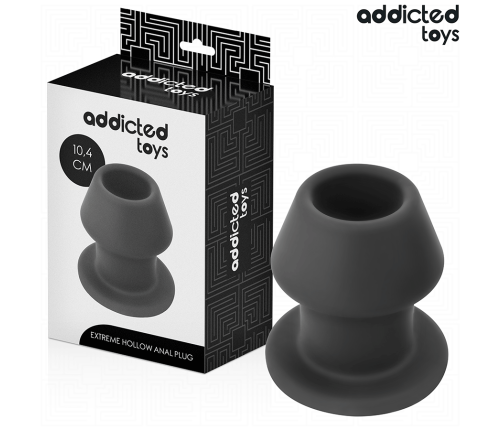 ADDICTED TOYS - EXTREME HOLLOW ANAL PLUG SILICONE SIZE L 10.4 CM