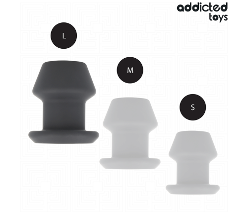 ADDICTED TOYS - EXTREME HOLLOW ANAL PLUG SILICONE SIZE L 10.4 CM