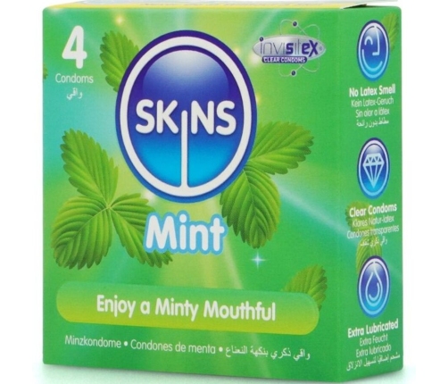 SKINS - MINT PREMIUM CONDOMS PACK 4