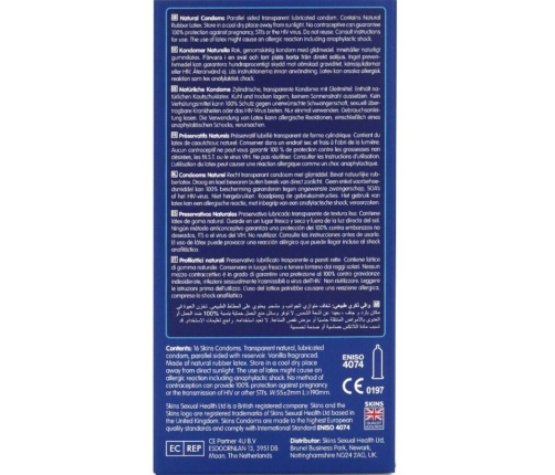 SKINS - NATURAL PREMIUM CONDOMS PACK 16
