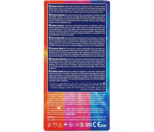 SKINS - ASSORTED PREMIUM CONDOMS PACK 8