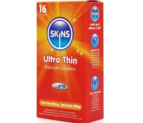 SKINS - ULTRA THIN PREMIUM CONDOMS PACK 16