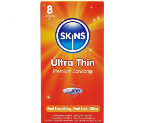 SKINS - ULTRA THIN PREMIUM CONDOMS PACK 8