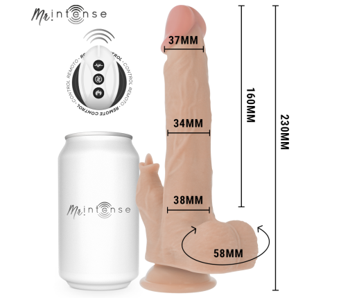 MR INTENSE - REDFORD REALISTIC PENIS REMOTE CONTROL 23 CM -O- 3.5 CM