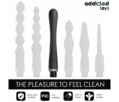 ADDICTED TOYS - ANAL CLEANER WITH UNIVERSAL ADAPTER MODEL 4