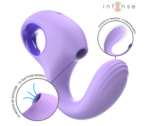 INTENSE - BAXTER VIBRATOR & STIMULATOR VIOLET