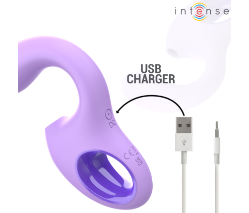 INTENSE - BAXTER VIBRATOR & STIMULATOR VIOLET