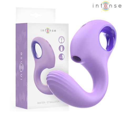INTENSE - BAXTER VIBRATOR & STIMULATOR VIOLET