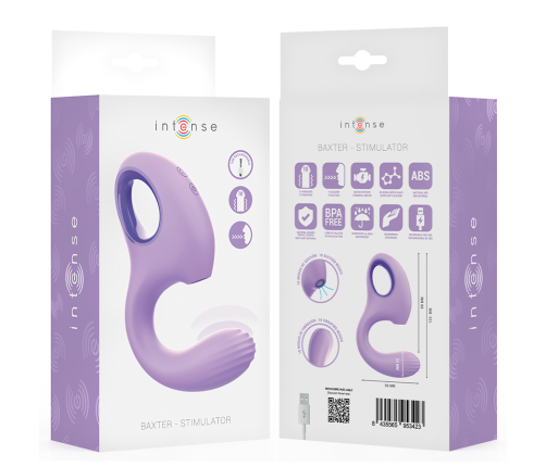 INTENSE - BAXTER VIBRATOR & STIMULATOR VIOLET