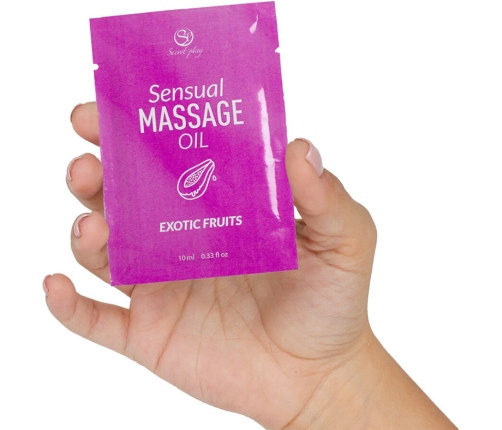 SECRETPLAY - SINGLE-DOSE EXOTIC FRUITS MASSAGE OIL 10 ML