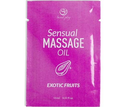 SECRETPLAY - SINGLE-DOSE EXOTIC FRUITS MASSAGE OIL 10 ML