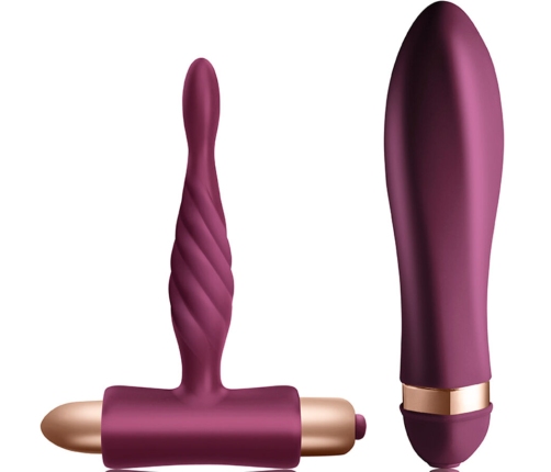 CLIMAXIMUM - DARE KIT TWISTED VIBRATOR + ANAL PLUG BEGINNER