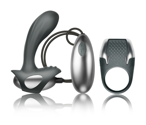 CLIMAXIMUM - EXCITE KIT COCK RING + WIRE PROSTATE MASSAGER