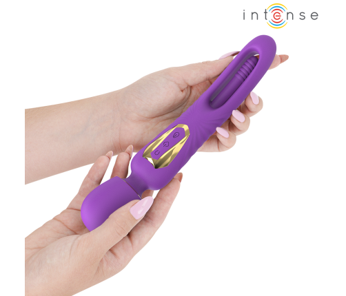 INTENSE - CHRISTY VIBRATING WAND WITH FLIPPING TONGUE