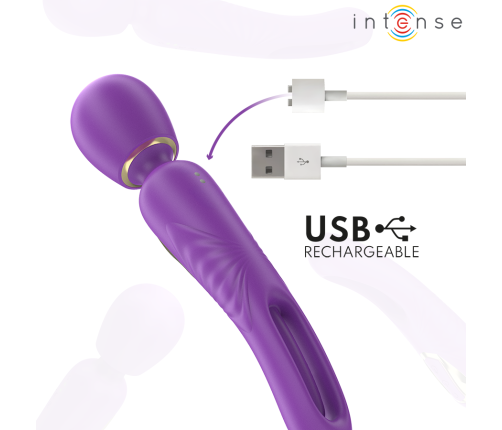 INTENSE - CHRISTY VIBRATING WAND WITH FLIPPING TONGUE