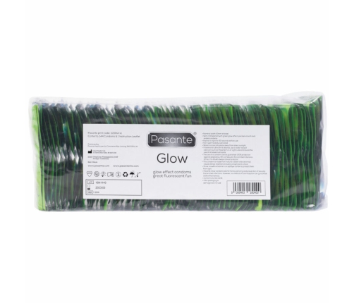 PASANTE - GLOW CONDOMS BAG 144 UNITS