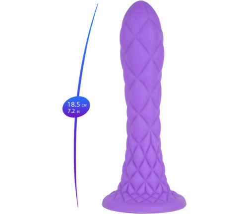 SILEXD - DREAMY DILDO FANTASY LIQUID SILICONE THERMOREACTIVE VIOLET 18.5 CM