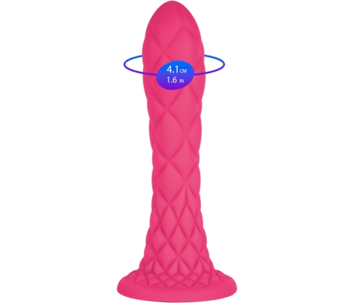 SILEXD - DREAMY DILDO FANTASY LIQUID SILICONE THERMOREACTIVE FUCHSIA 18.5 CM