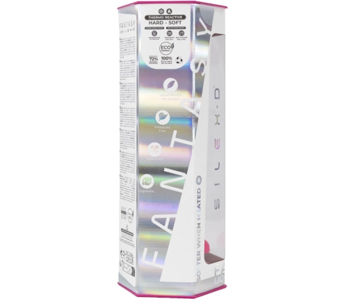 SILEXD - DREAMY DILDO FANTASY LIQUID SILICONE THERMOREACTIVE FUCHSIA 18.5 CM