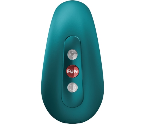 FUN FACTORY - CHERIE DOUBLE AIR PULSE VIBRATOR BOTTLE GREEN