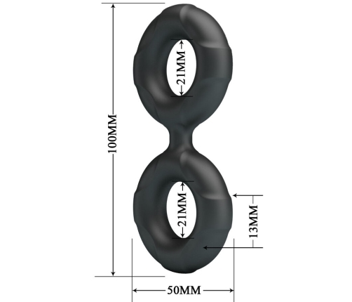 CRAZY BULL - RADWAN DOUBLE SILICONE RING MODEL 19
