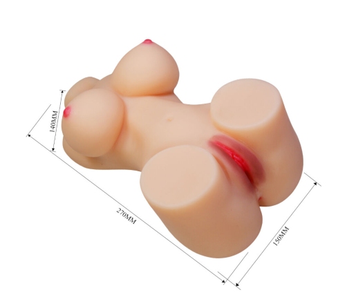 CRAZY BULL - HETTY REALISTIC FEMALE TORSO VAGINA AND ANAL 1.9 KG