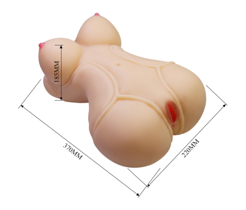 CRAZY BULL - DIANA REALISTIC FEMALE TORSO VAGINA AND ANAL 5 KG