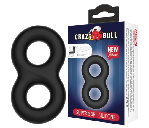 CRAZY BULL - DOUBLE INFINITY SILICONE RING