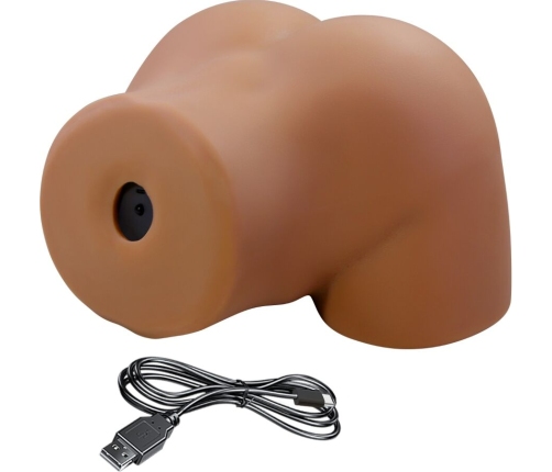 CRAZY BULL - GERIANN REALISTIC FEMALE BUTT VIBRATOR AND SUCKER WITH SOUND 5.5 KG
