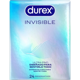 DUREX - ULTRA THIN INVISIBLE CONDOMS 24 UNITS DUREX - ULTRA THIN INVISIBLE CONDOMS 24 UNITS