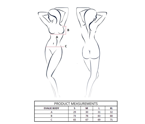 PASSION - EVALIE BODY ROJO L/XL