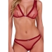 PASSION - BELISSANA BRA + THONG SET BURGUNDY S/M
