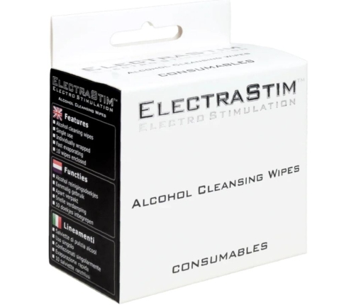 ELECTRASTIM - ALCOHOL CLEANSING WIPES 10 UNITS