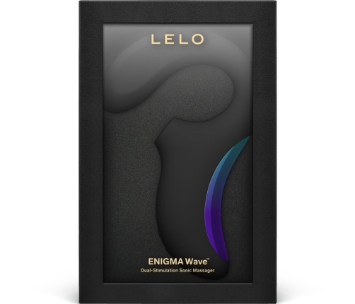 LELO - ENIGMA WAVE MASAJEADOR TRIPLE VIBRACIÓN NEGRO