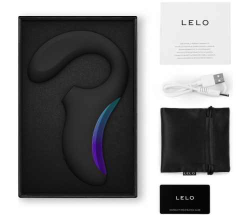 LELO - ENIGMA WAVE MASAJEADOR TRIPLE VIBRACIÓN NEGRO