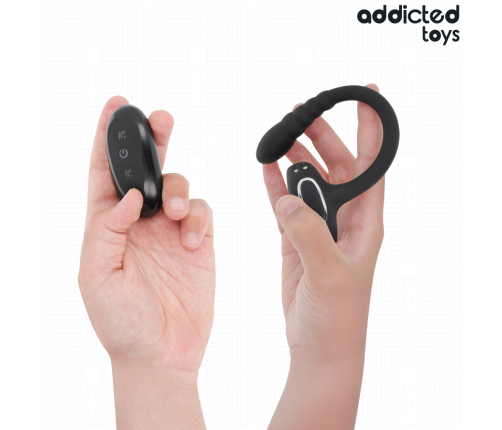 ADDICTED TOYS - P-SPOT VIBRATING COCK RING REMOTE CONTROL
