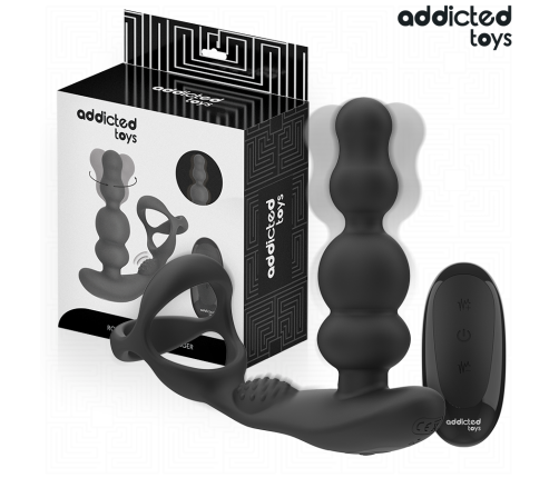 ADDICTED TOYS - MASAJEADOR PROSTÁTICO ROTATORIO CONTROL REMOTO