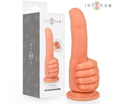 INTENSE - BENDER G-SPOT STIMULATOR FLEXIBLE HAND 11.3 CM