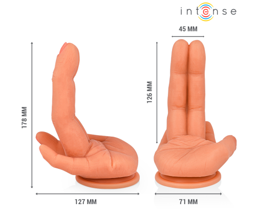 INTENSE - LEELA G-SPOT STIMULATOR FLEXIBLE HAND 12.6 CM
