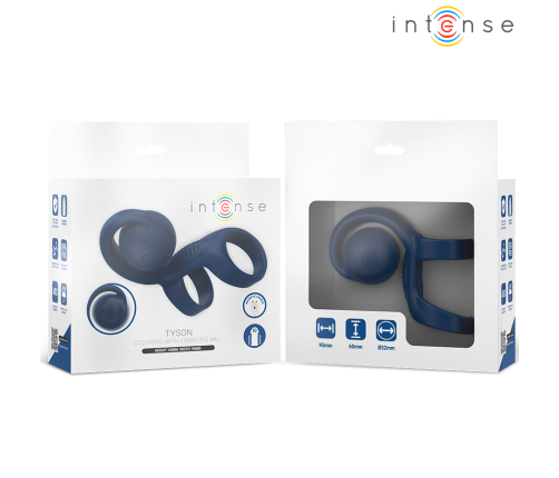 INTENSE - TYSON COCK RING WITH VIBRATING BALL Ø 3.2 CM