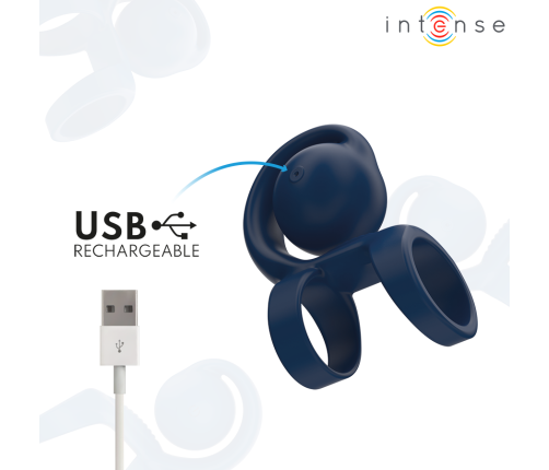 INTENSE - TYSON COCK RING WITH VIBRATING BALL Ø 3.2 CM