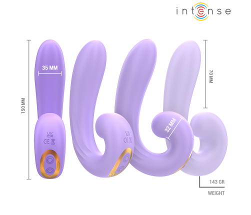 INTENSE - MERYL DOUBLE VIBRATION CLITORIS STIMULATOR