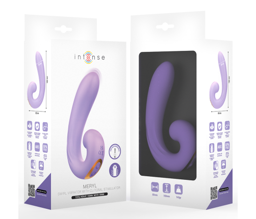 INTENSE - MERYL DOUBLE VIBRATION CLITORIS STIMULATOR
