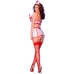 CHILIROSE - CR 4868 NURSE COSTUME WHITE/RED M
